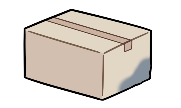 荷物濡れる