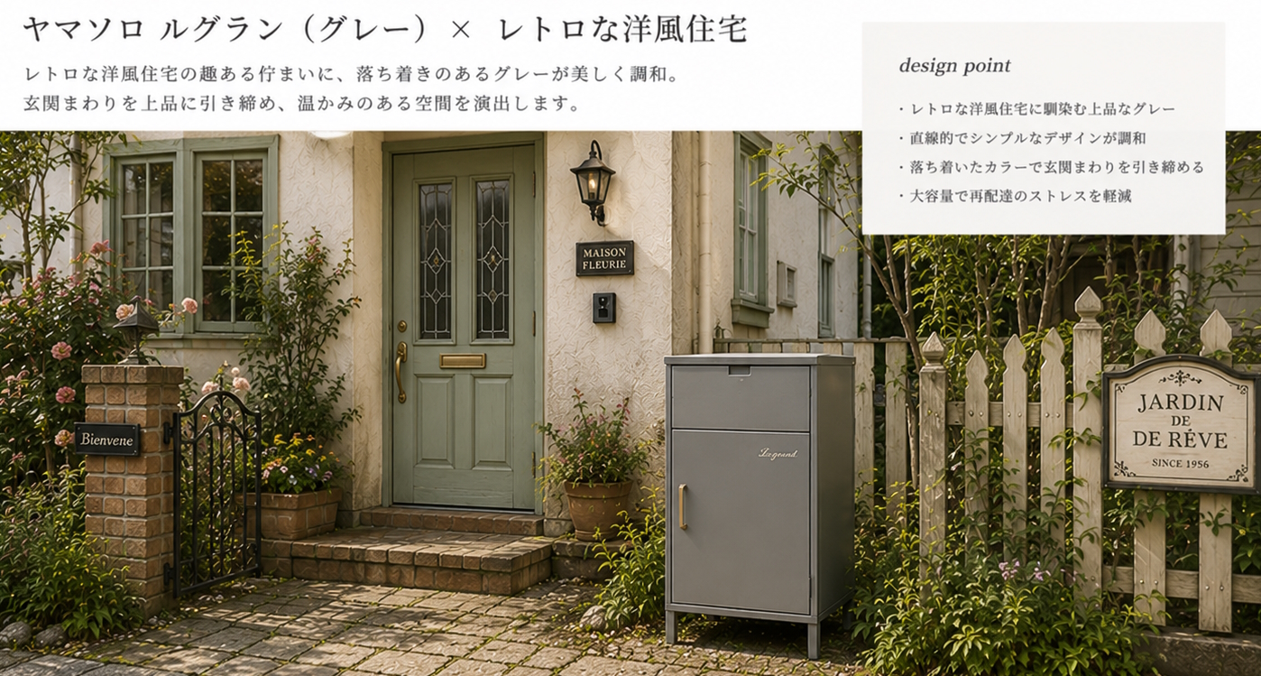 レトロ風住宅と73-320